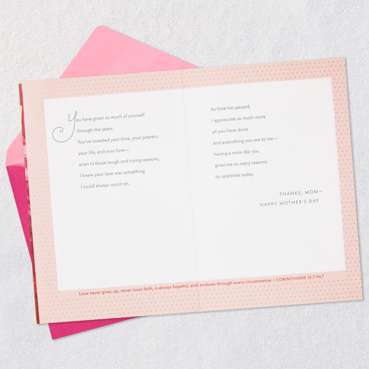 God Blessed Me With You Religious Mother's Day Card for Mom, , large image number 4