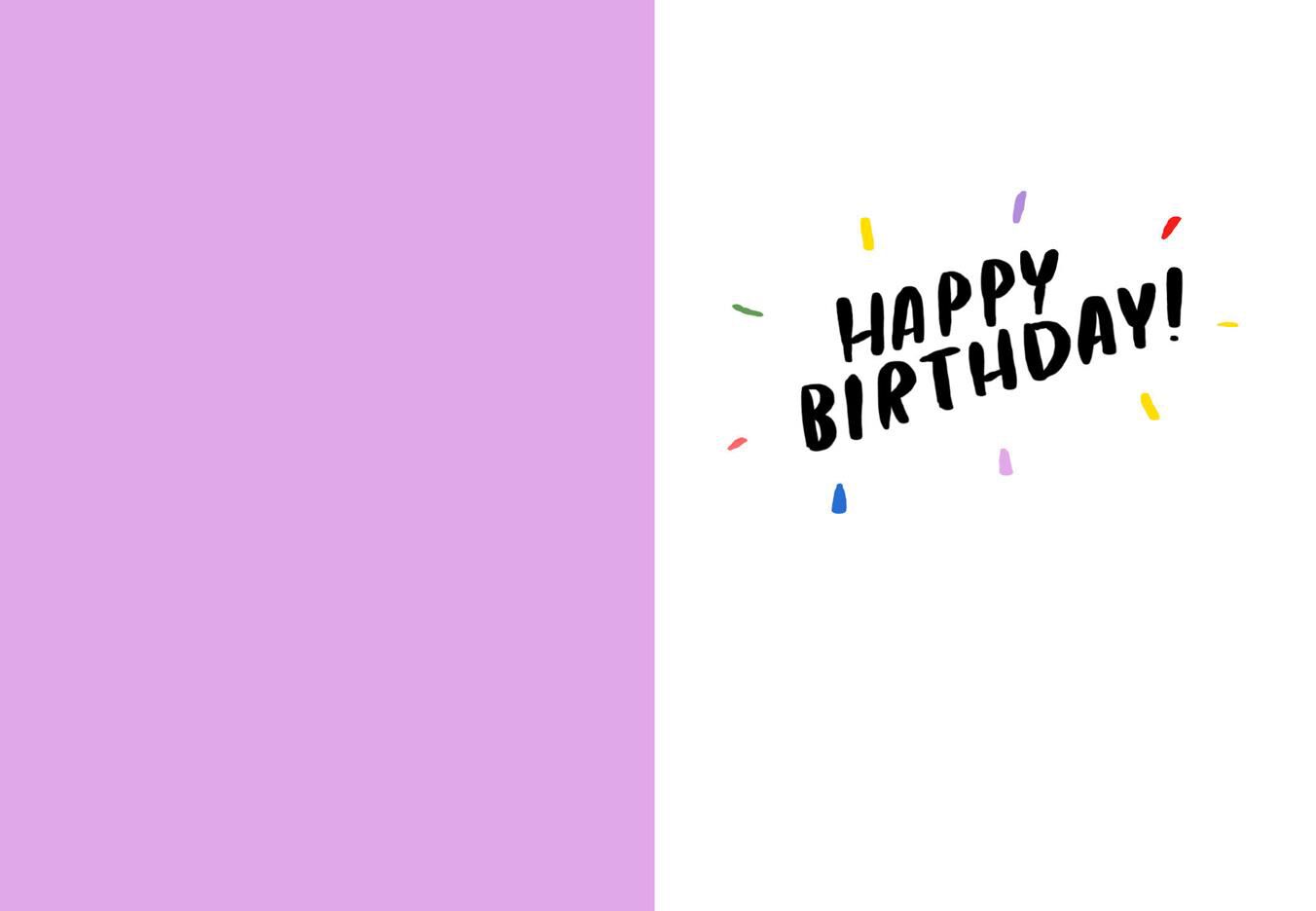 Silly Hat Time Birthday Card