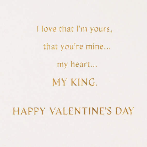 My Heart, My King Religious Valentine's Day Card for Husband, , large image number 3