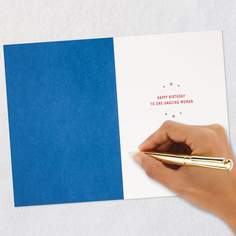 Wonder Woman Costume Birthday Card Signing card image number 6