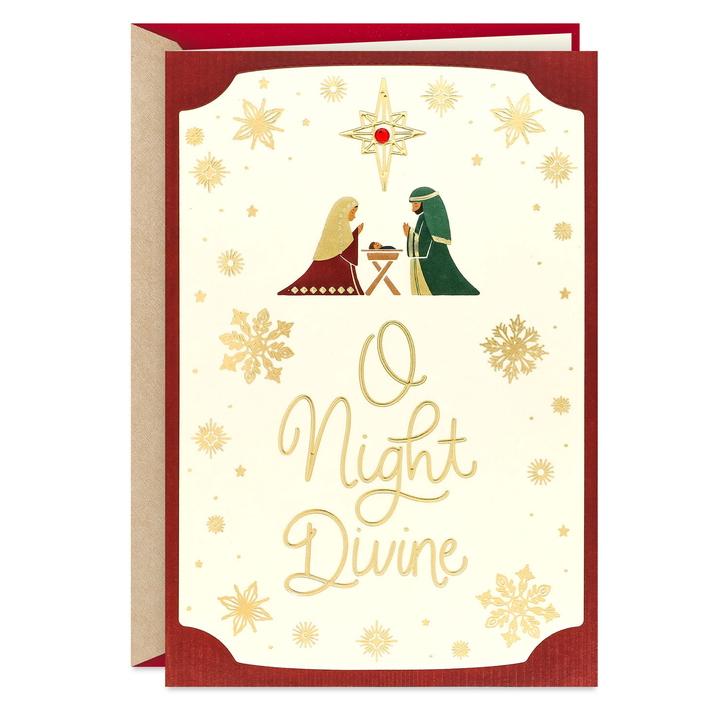 The Peace and Presence of God Religious Christmas Card