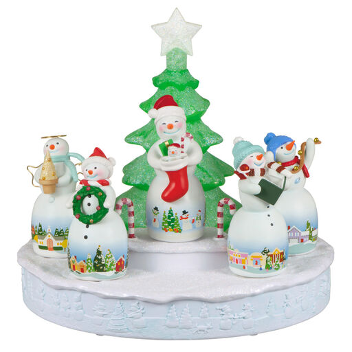 Snowtop Lodge Christmas Concert Tabletop Decoration With Light and Sound, 