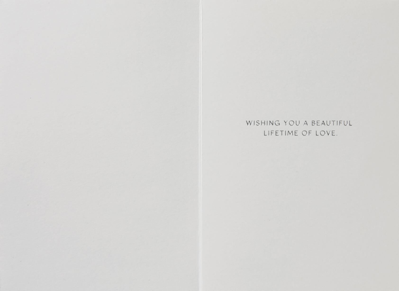 A Lifetime of Love Wedding Card