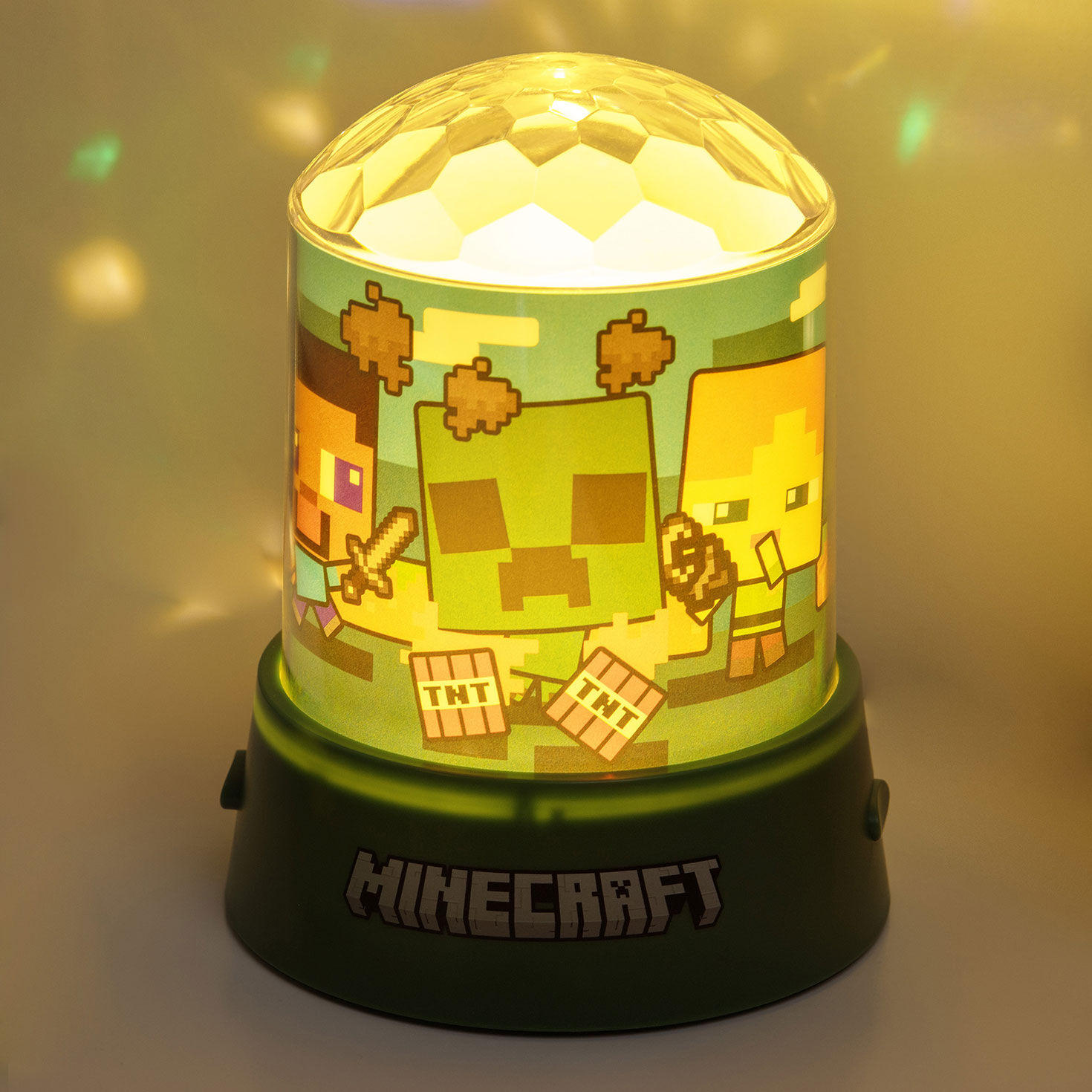 Minecraft Projection LED Lamp in use image number 5