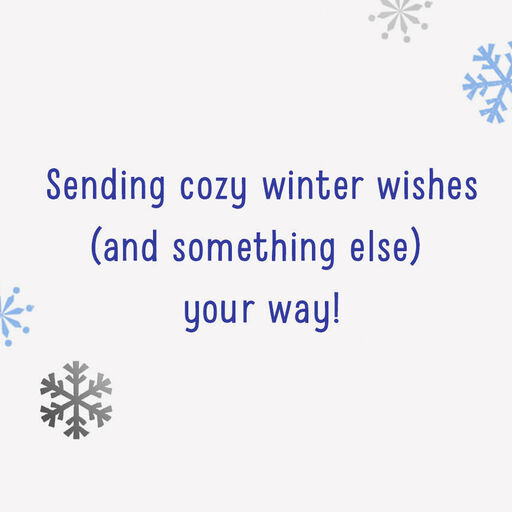 Cozy Winter Wishes Venmo Holiday Card, 