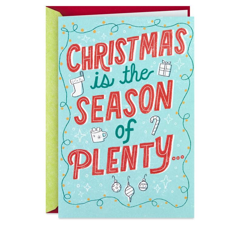 Punny Mini Cards Inside Christmas Card Card Front image number 1