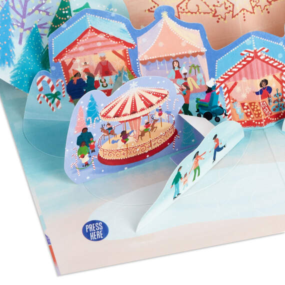 Together Times, Happy Times Musical 3D Pop-Up Christmas Card, , large image number 5