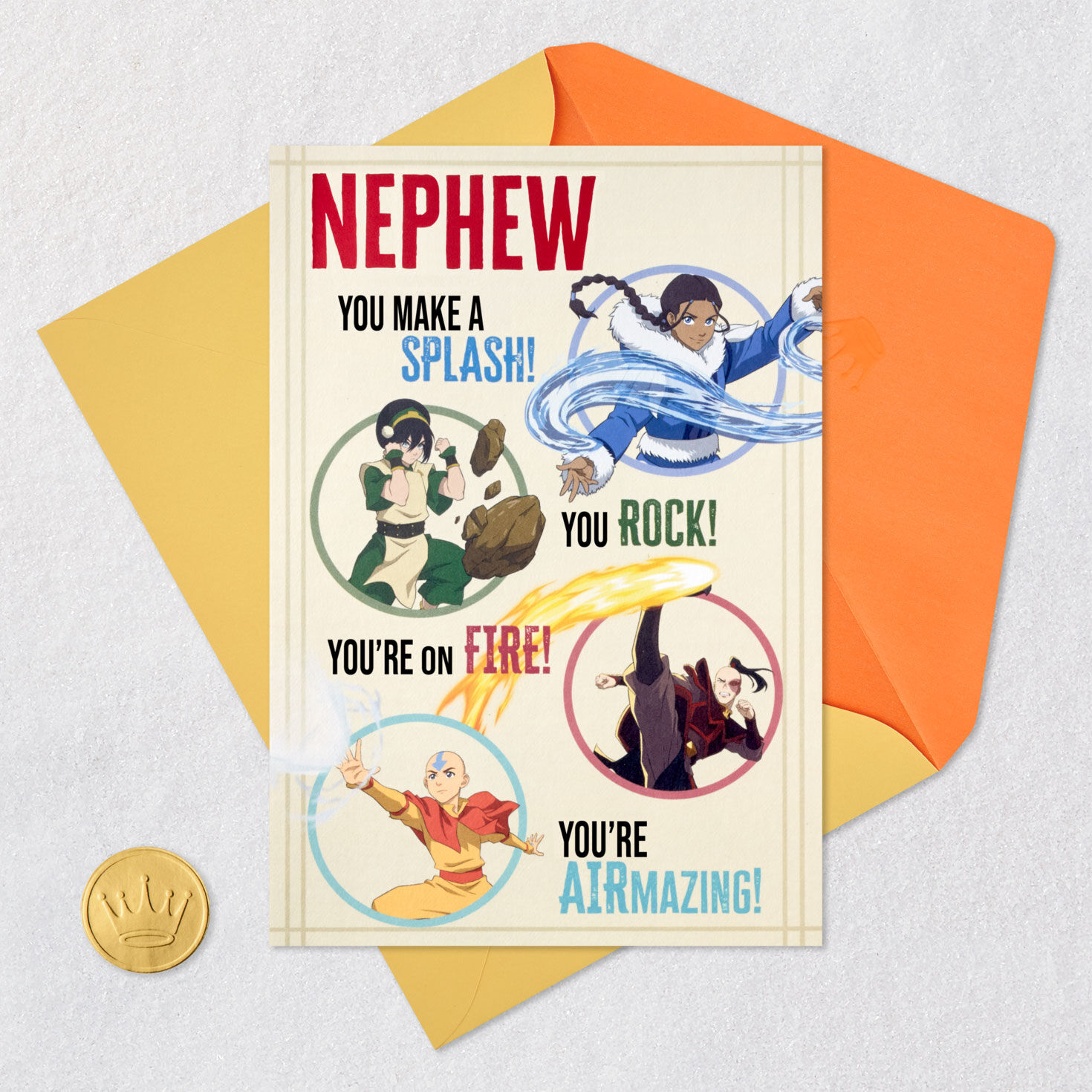 Avatar: The Last Airbender&trade; Pop Up Birthday Card for Nephew, , large image number 5