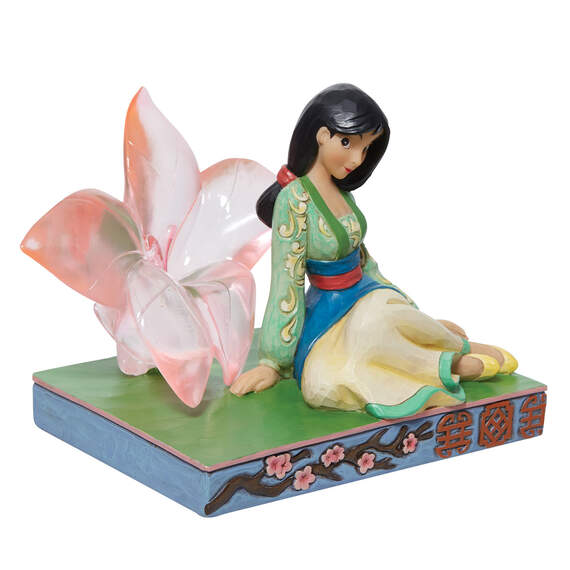 Jim Shore Disney Mulan and Cherry Blossom Figurine, 4.75", , large image number 2