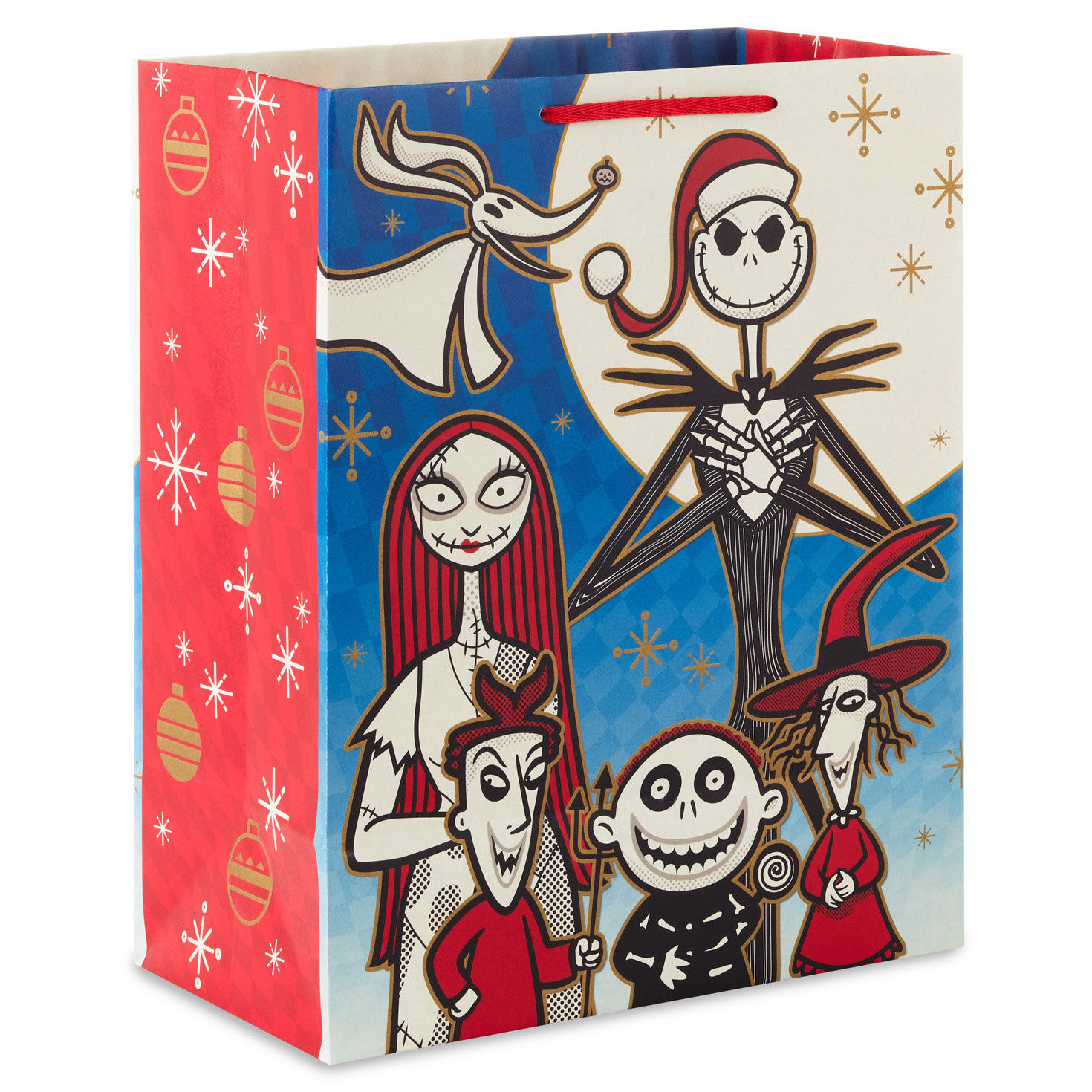 13" Disney Tim Burton's The Nightmare Before Christmas Characters on Blue Large Gift Bag for only USD 4.49 | Hallmark
