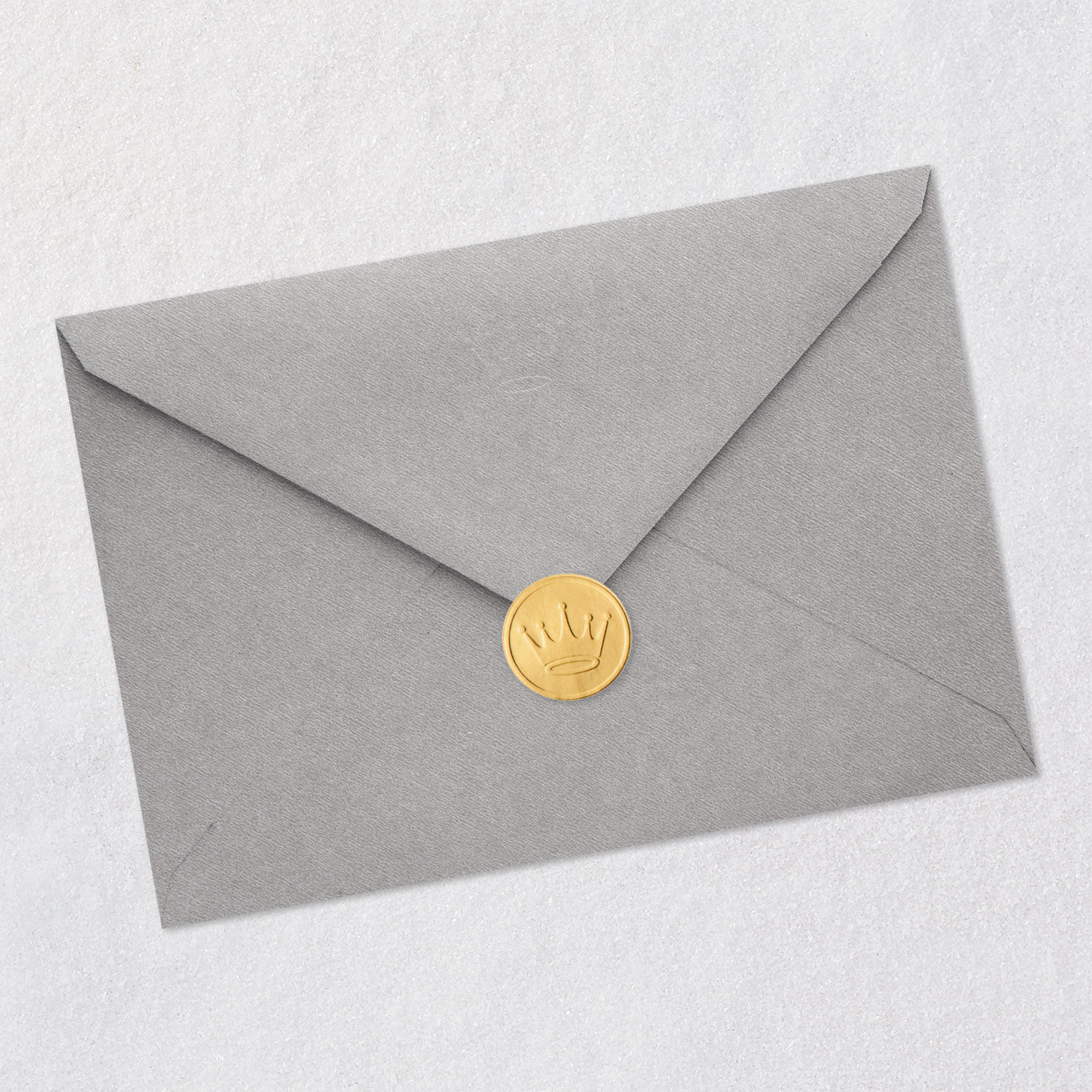 Hearts on Black Valentine's Day Card for Husband Envelope Back with Seal image number 8