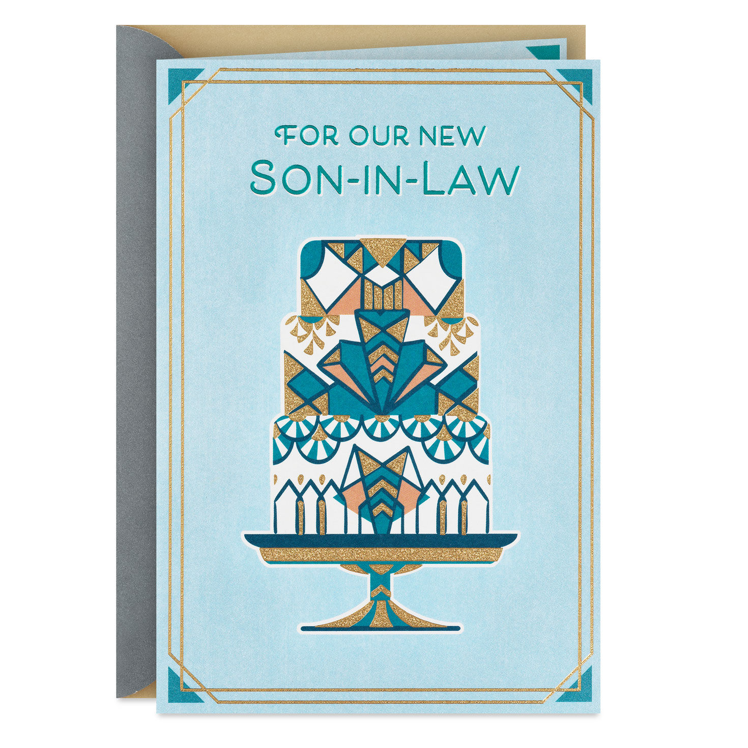 So Happy You've Joined Our Family Wedding Card for Son-in-Law