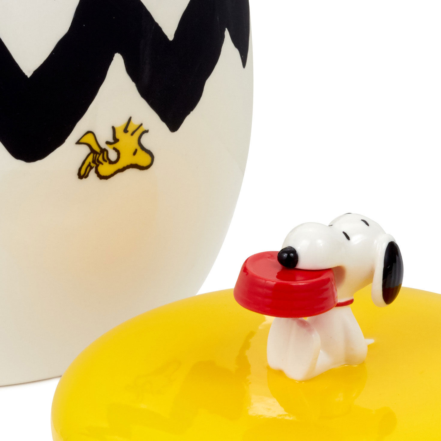 Peanuts Snoopy and Woodstock Cookie Jar With Sound closeup view image number 5