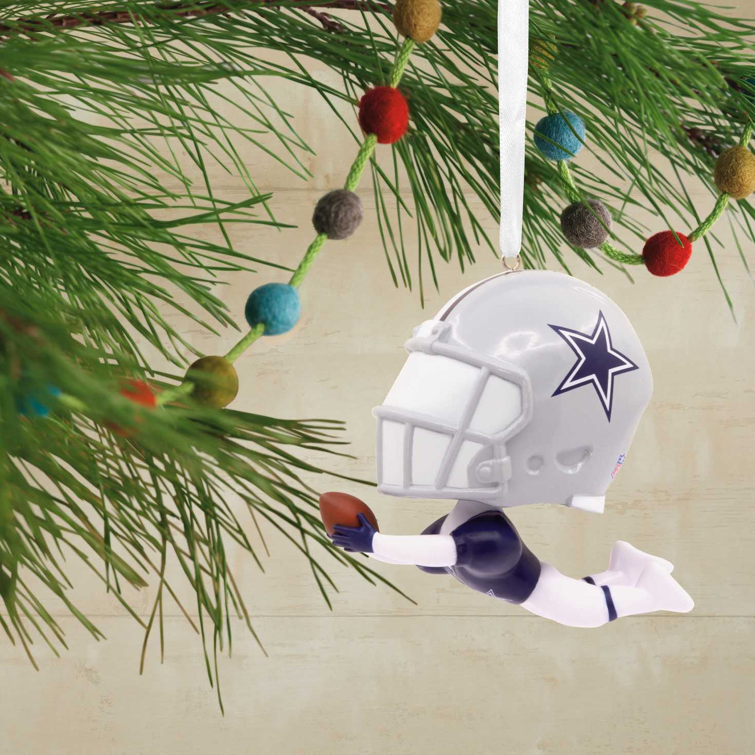 NFL Dallas Cowboys Bouncing Buddy Hallmark Ornament, , large image number 2