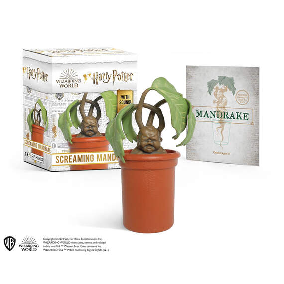 Hachette Harry Potter Mini Screaming Mandrake With Sound