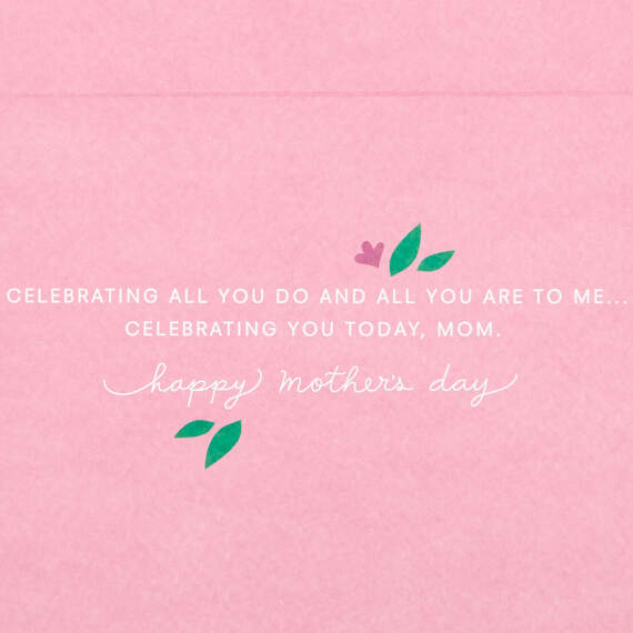 Celebrating You Today and Always Frameable Mother's Day Card, , large image number 2