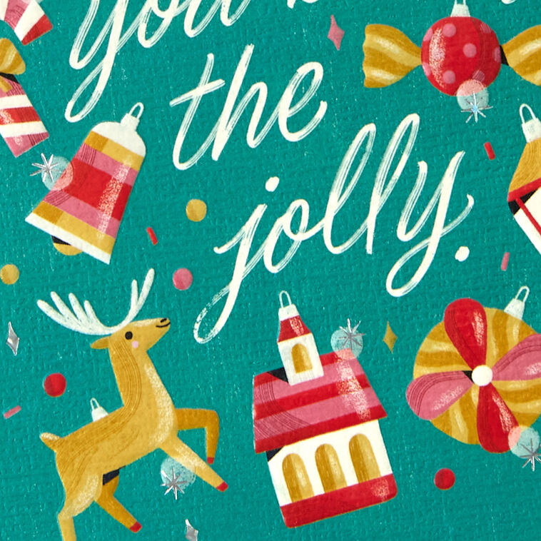 Holiday Ornaments Daughter Christmas Card Card Front Detail image number 5