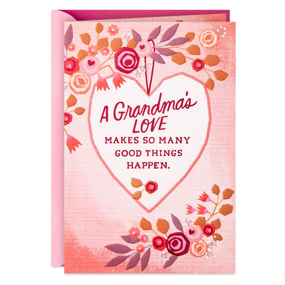 What Love Looks Like Valentine's Day Card for Grandma, , large image number 1