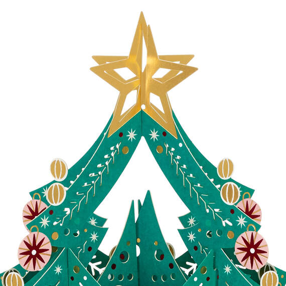 Jumbo Christmas Tree 3D Pop-Up Christmas Card, , large image number 4