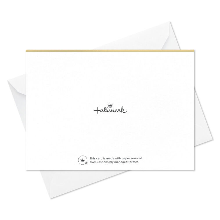 Colorblock Letters on Blue Blank Thank You Notes, Pack of 10 - Note ...