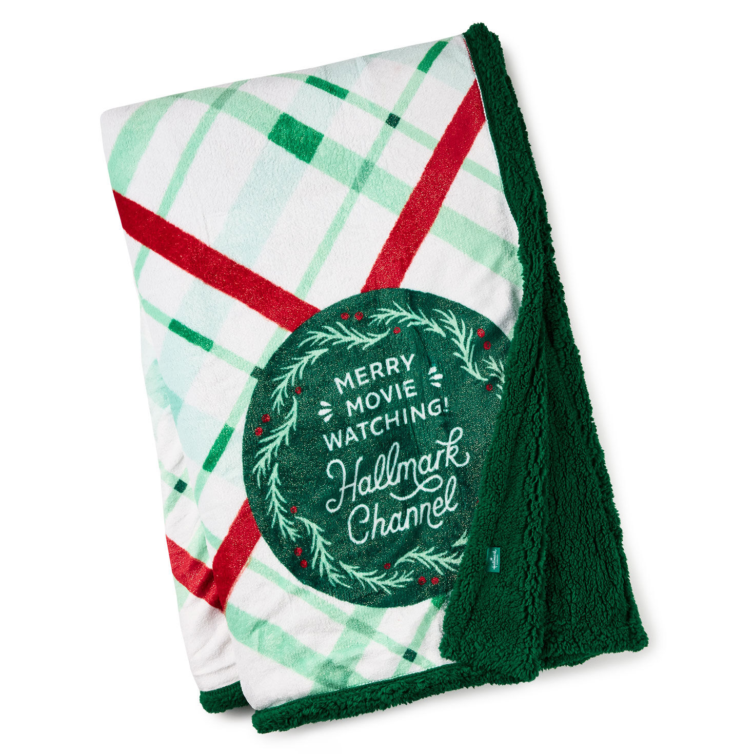 Hallmark Channel Merry Movie Watching Oversized Throw Blanket, 80x60