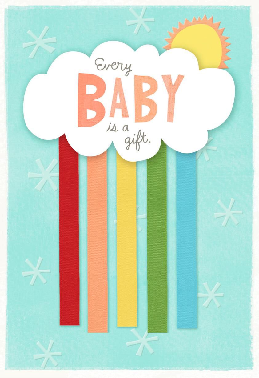 Color Your World New Baby Card
