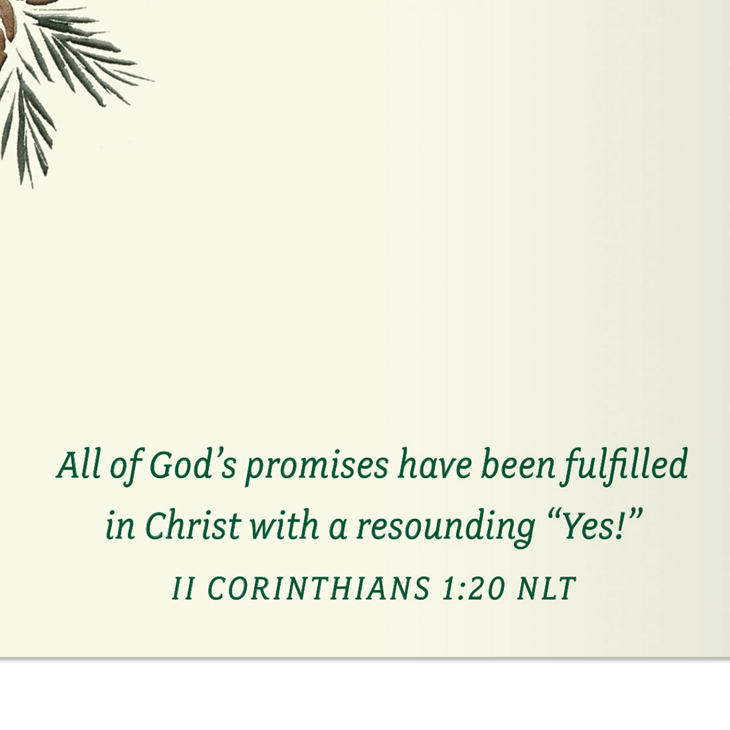 Poinsettia Floral Couple Religious Christmas Card Scripture image number 3