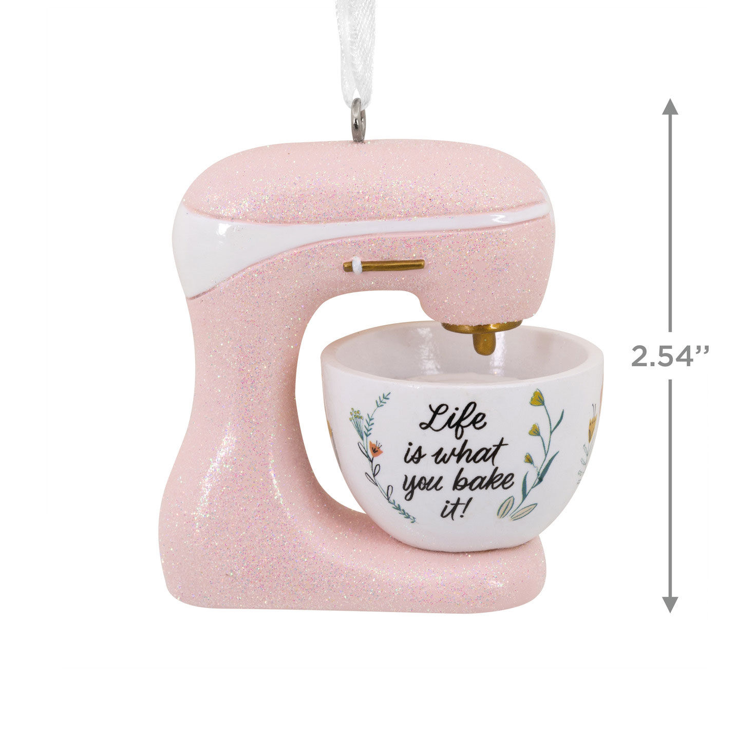 Life Is What You Bake It Pink Stand Mixer Hallmark Ornament, , large image number 3