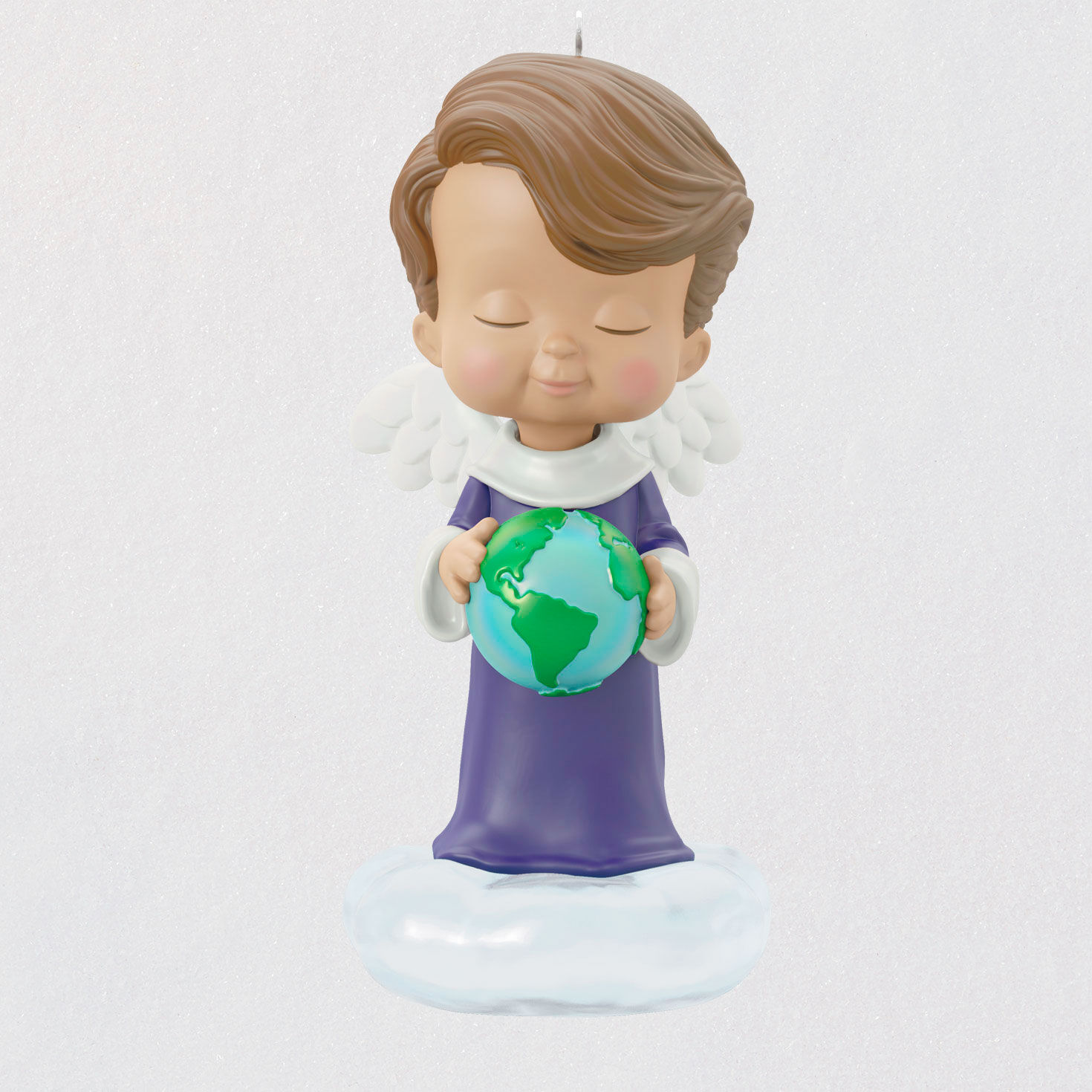 Hallmark Christmas Greeting Card Mary Hamilton Angels music notes 