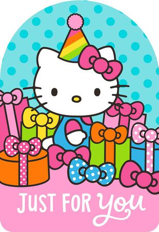 Hello Kitty Birthday Card Design
