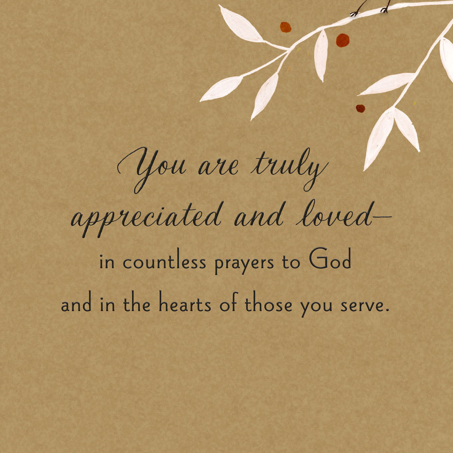 Colorful Birds Pastor and Family Appreciation Card sentiment image number 2