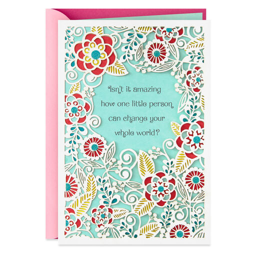 One Little Person First Mother's Day Card for New Mom, 
