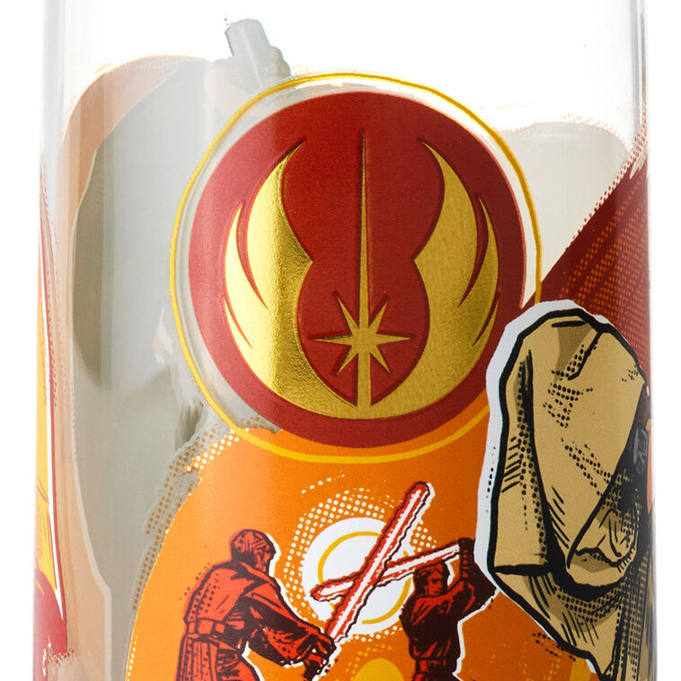 Star Wars Battle on Mustafar Drinking Glass closeup view image number 3