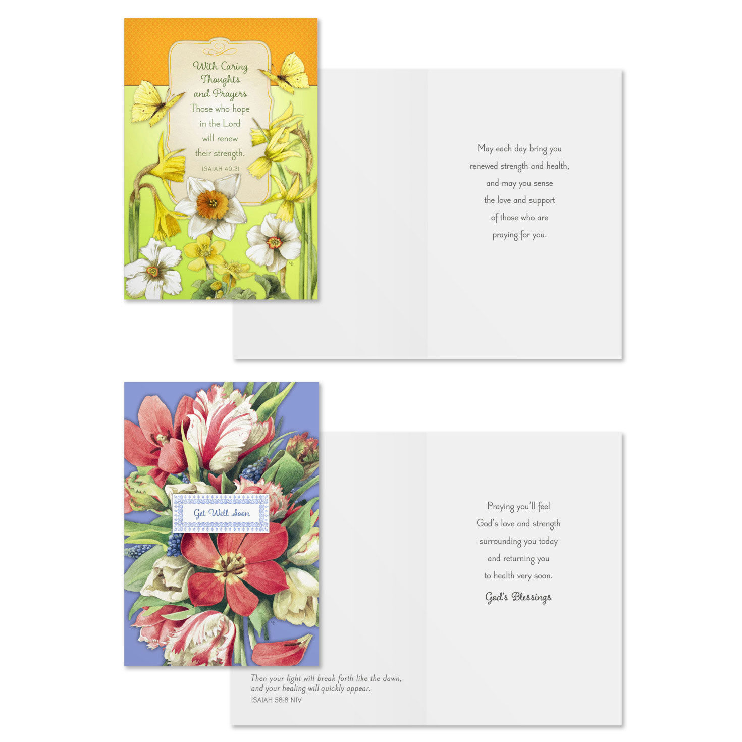 Bastin Nature DaySpring Get Well Cards Assortment Card Front with Sentiment image number 3
