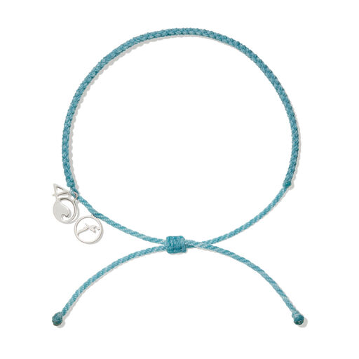 4ocean Black-Capped Petrel Turquoise Braided Bracelet, 