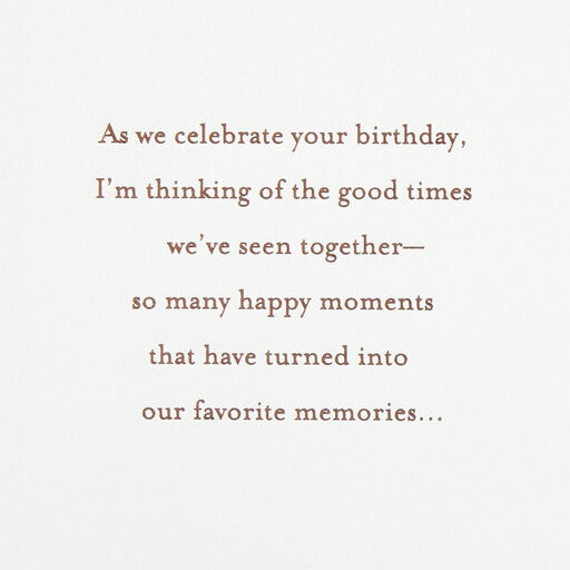 I Love Sharing Life With You Birthday Card, 