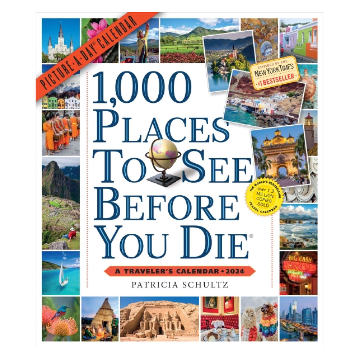 1000 Places To See Before You Die PictureaDay 2024 Wall Calendar