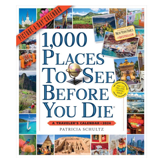 1000 Places To See Before You Die Picture-a-Day 2024 Wall Calendar, , large image number 1