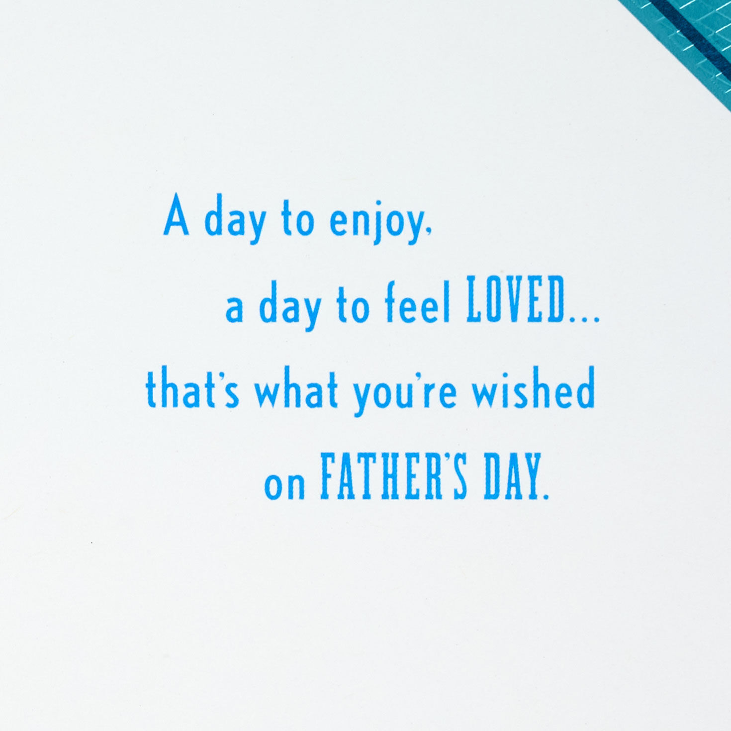 Modern Blue and Green Father's Day Card for Dad sentiment image number 2