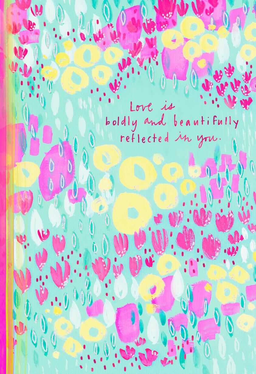 Beautiful You Flower Easter Card for Goddaughter