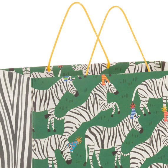15.5" Zebras With Party Hats XL Gift Bag, , large image number 5
