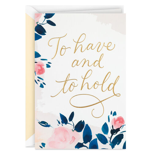 To Have and To Hold Wedding Card, 