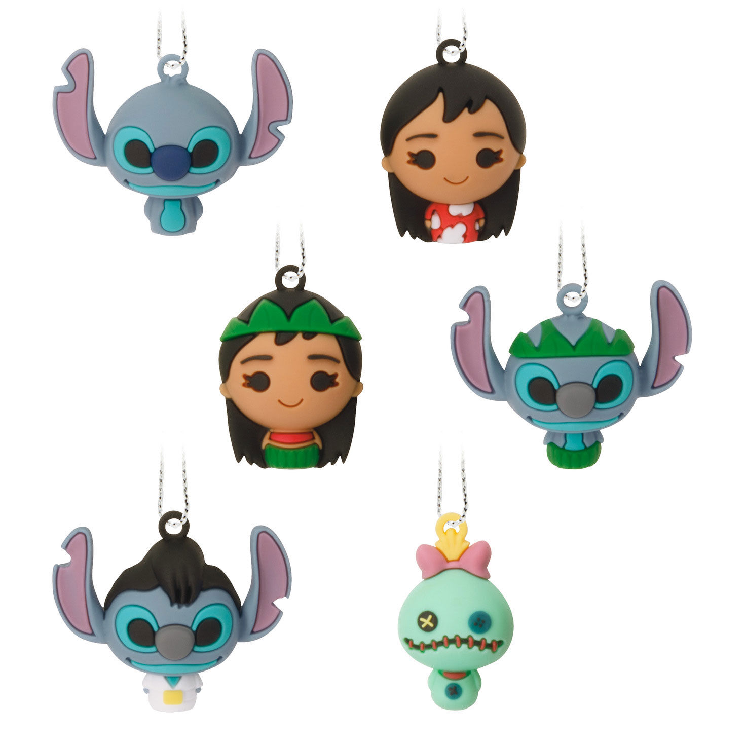 Mini Disney Lilo & Stitch Shatterproof Hallmark Ornaments, Set of 6 for only USD 14.99 | Hallmark