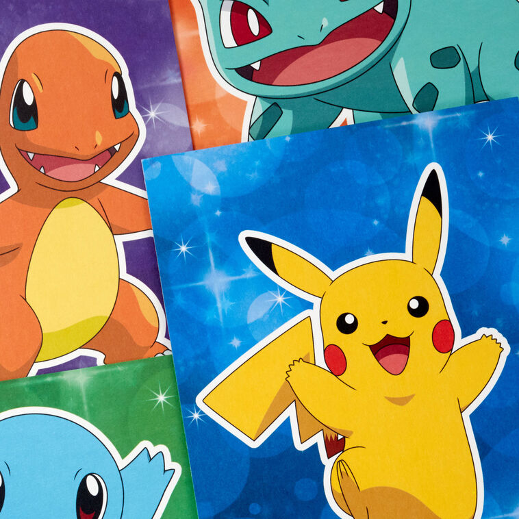 hallmark pokemon cards Pokmon You're a Master Trainer Birthday Card for Kids With Fold-Out Poster