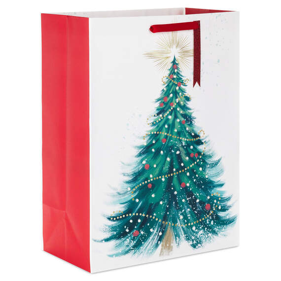 20" Elegant Evergreen Jumbo Christmas Gift Bag, , large image number 1