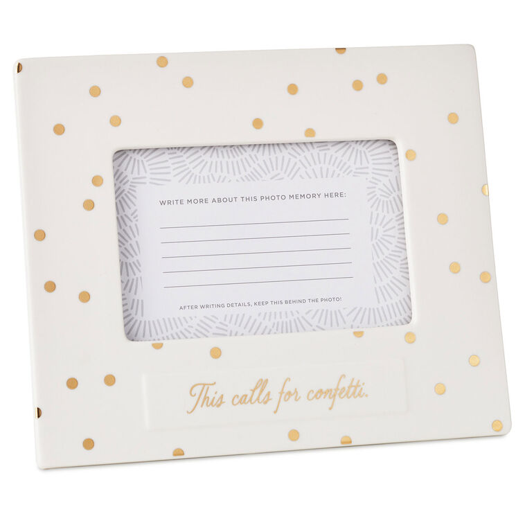 This Calls for Confetti Picture Frame, 4x6