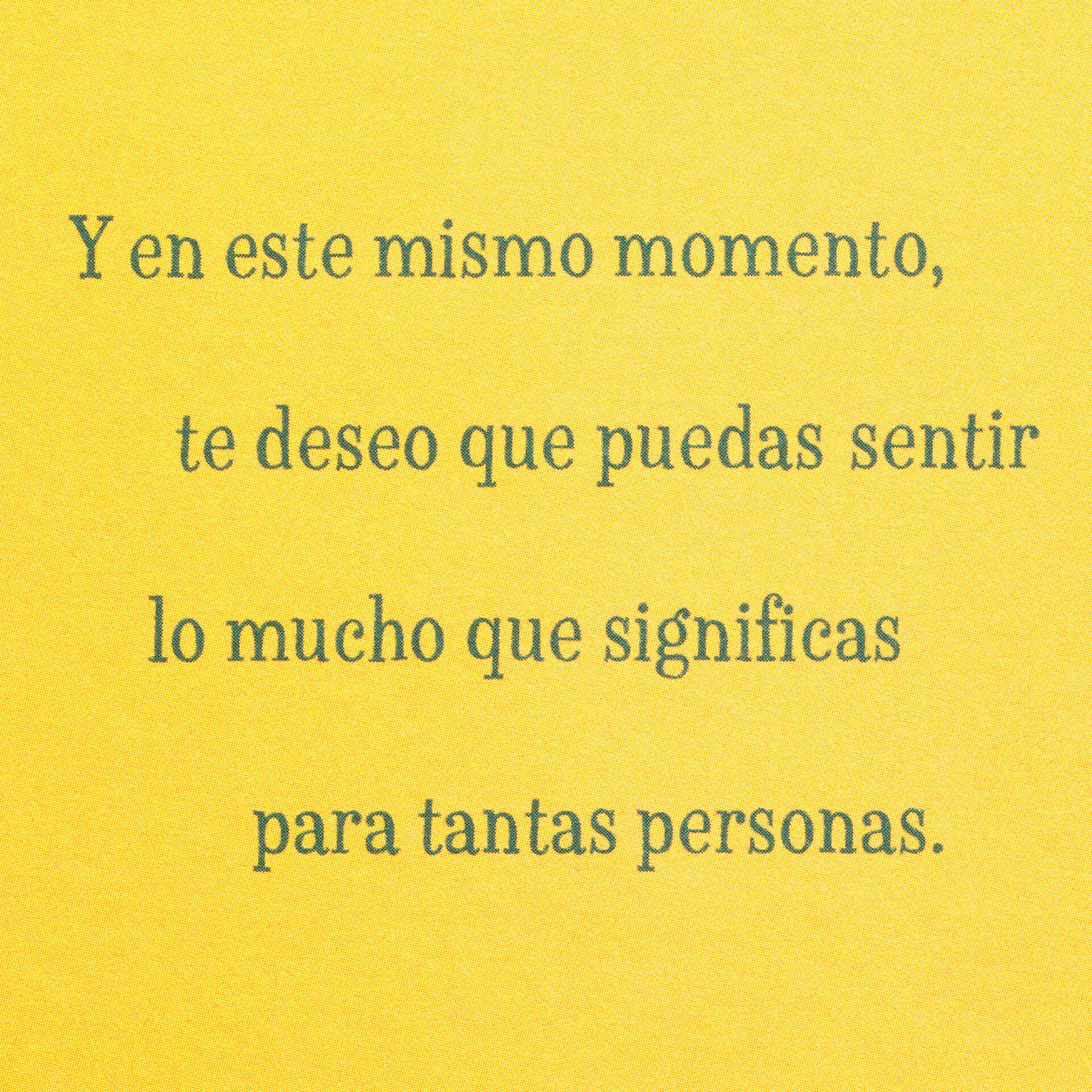 Warmth and Caring SpanishLanguage Encouragement Card Greeting Cards