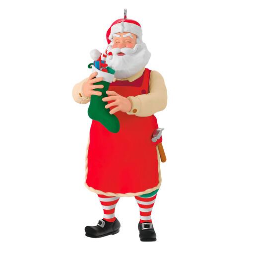 Toymaker Santa Surprise Mystery Ornament, 
