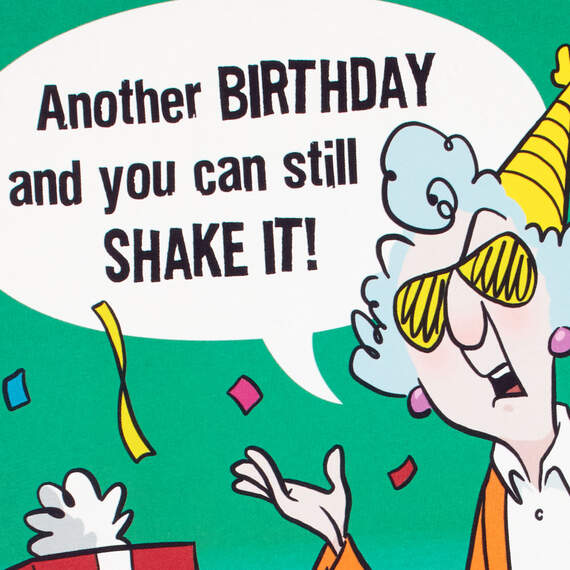 Maxine™ You Can Still Shake It Funny Pop Up Birthday Card, , large image number 4