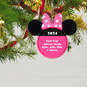 Disney Minnie Mouse Ears Silhouette Text Personalized Ornament, , large image number 2